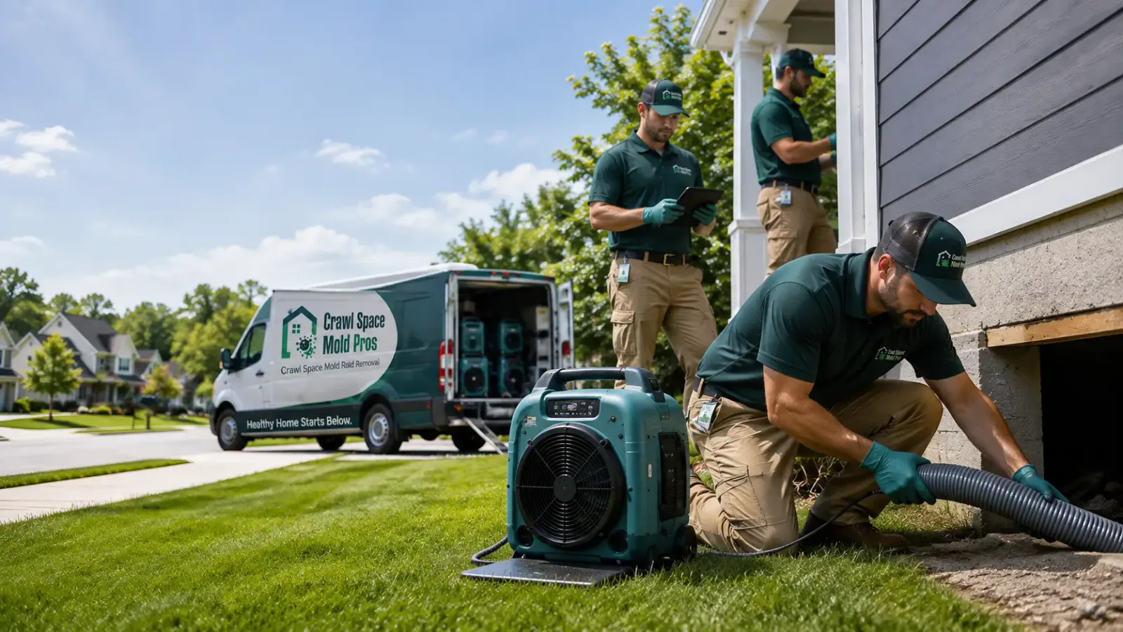 Crawl Space Mold Removal in Spencer, IA